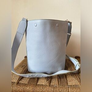Steven Alan Purse Women’s Rhys Bucket Bag Light Blue Leather Crossbody